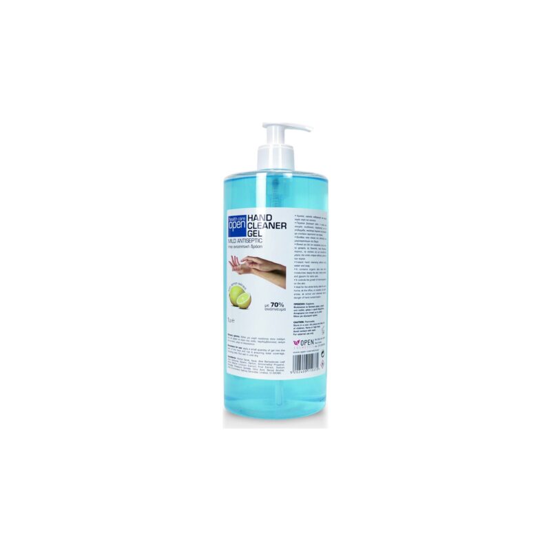 Αντισηπτικό χεριών Open Cosmetics Hand Cleaner Gel 70% 1000ml