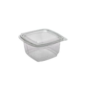 Σκεύος Pet στρόγγυλο με ενσωματωμένο καπάκι 1000ml (50 τμχ)