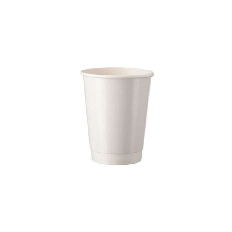 Ποτήρι χάρτινο διπλότοιχο 8-16oz “Λεύκο Gloss” (25 τμχ)