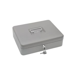 white-forito-tameio-me-klip-3 Κουτί ταμείου Wedo (ΑΣΗΜΙ) με κλιπ 10''